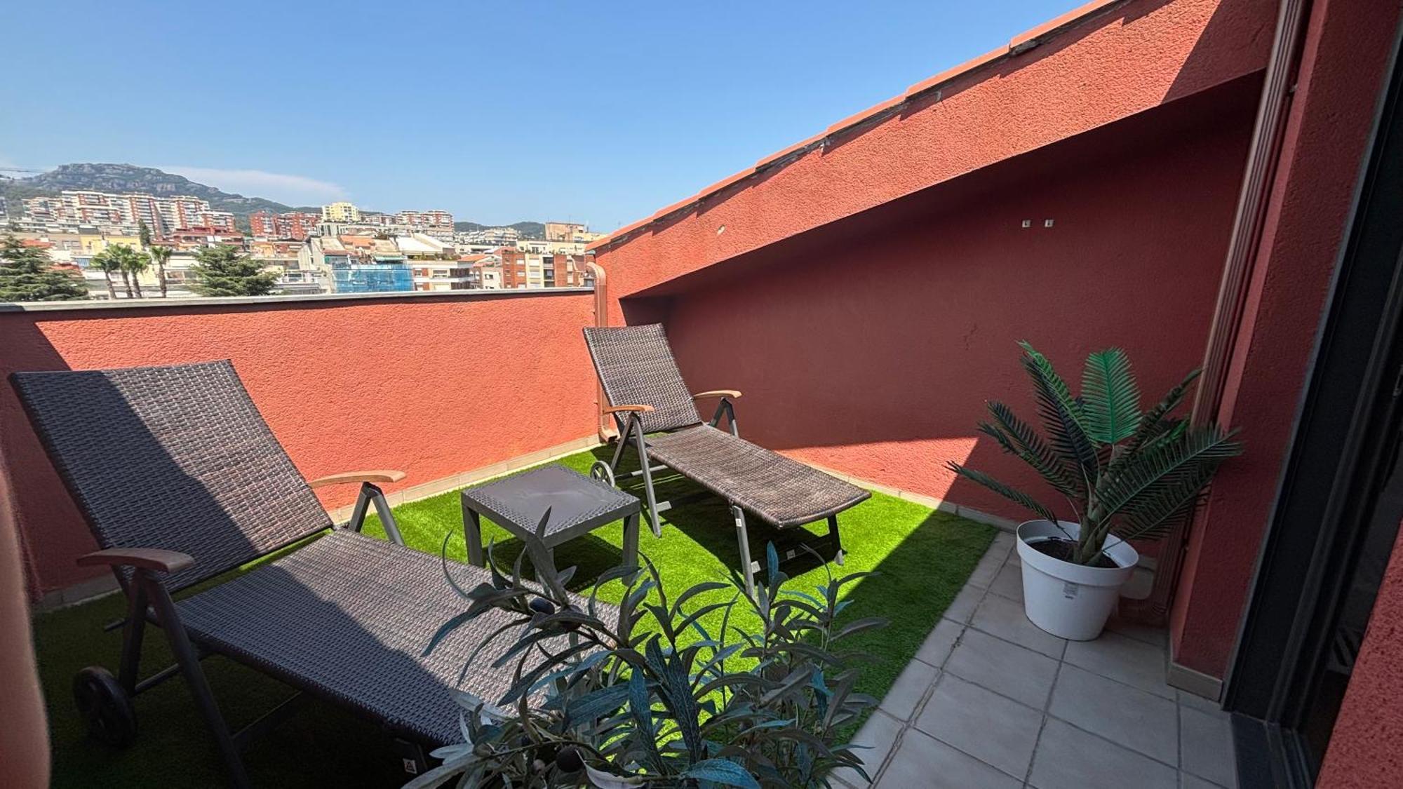 Ferienwohnung Duplex Con Terraza By Prestigi Terrassa Exterior foto
